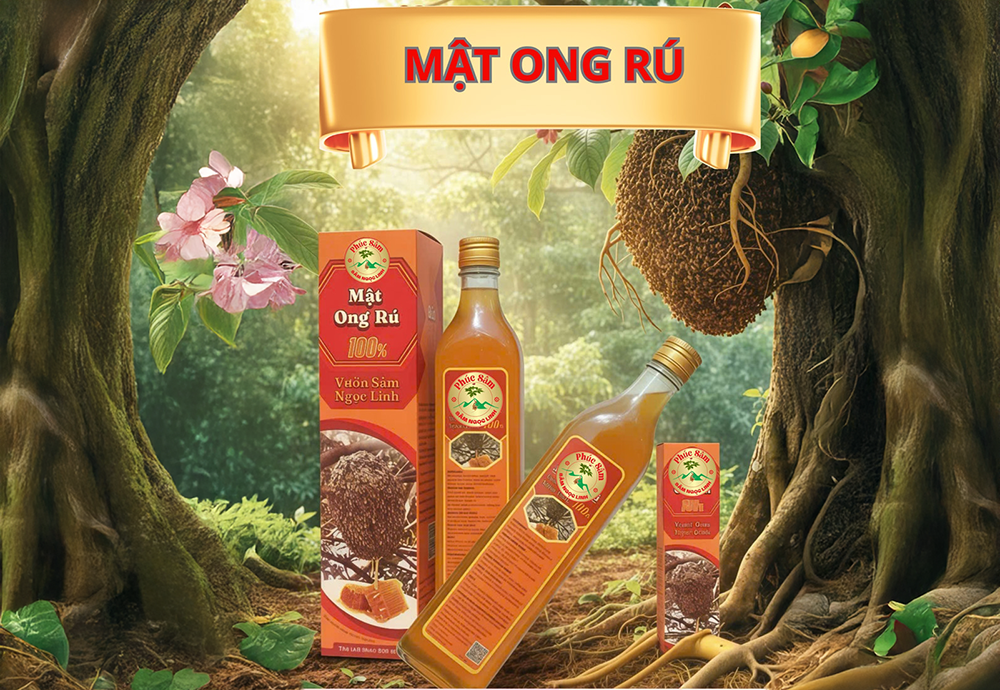 Mật ong rú chai 500ml