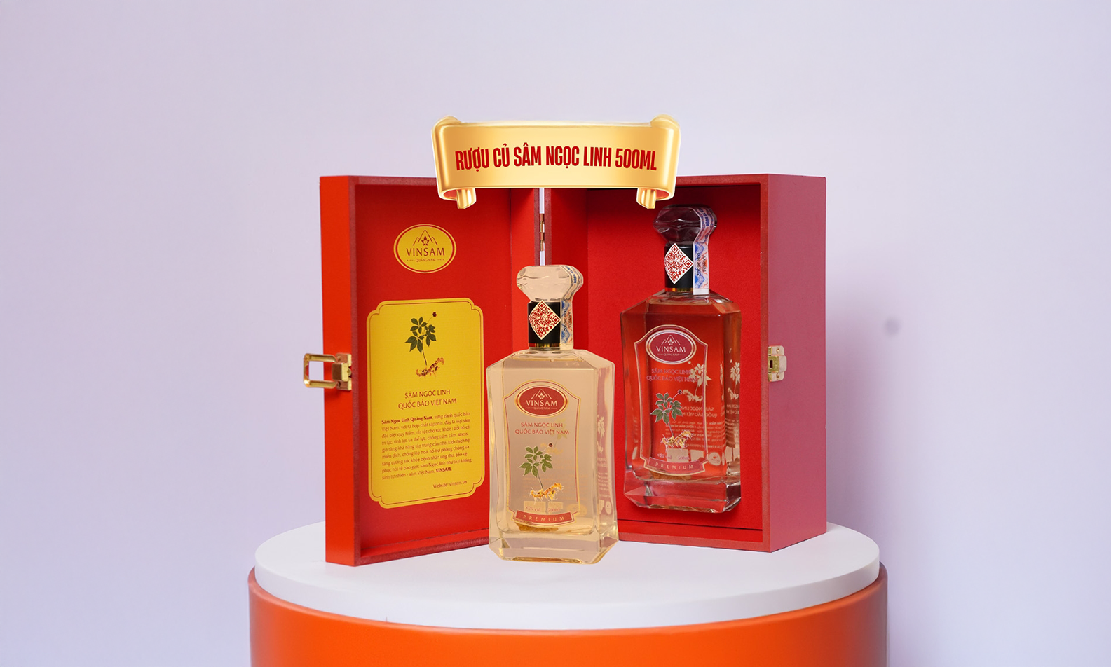 Set/Hộp rượu sâm Ngọc Linh 2.150.000 VNĐ